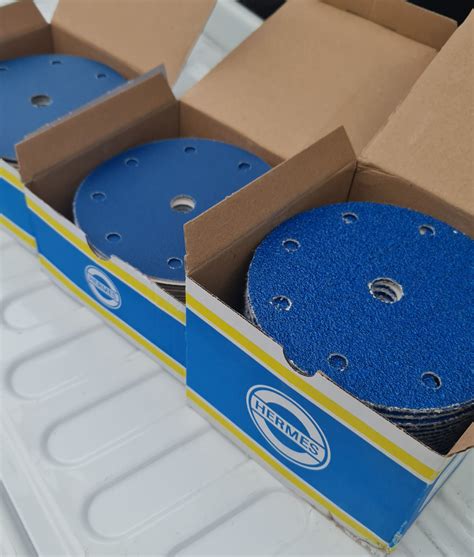 hermes 150mm sanding discs.